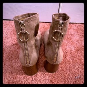 Spring/ Fall suede boots